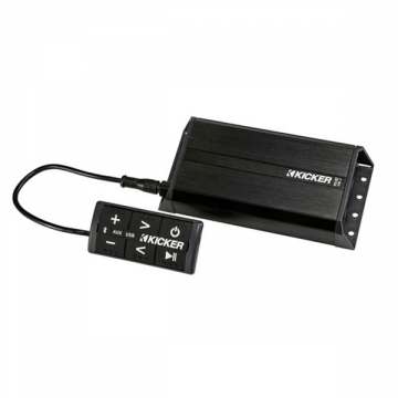 Kicker PXIBT100.2 - 2x50-Watt Full-Range Amplifier/Controller w/ Bluetooth Interface