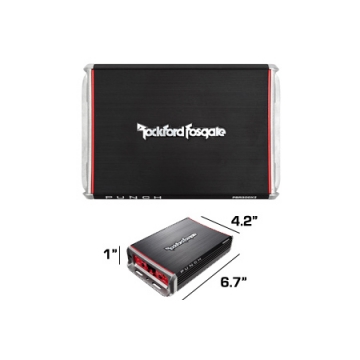 Rockford Fosgate PBR300X2 300 Watt Mini 2 Channel Amplifier